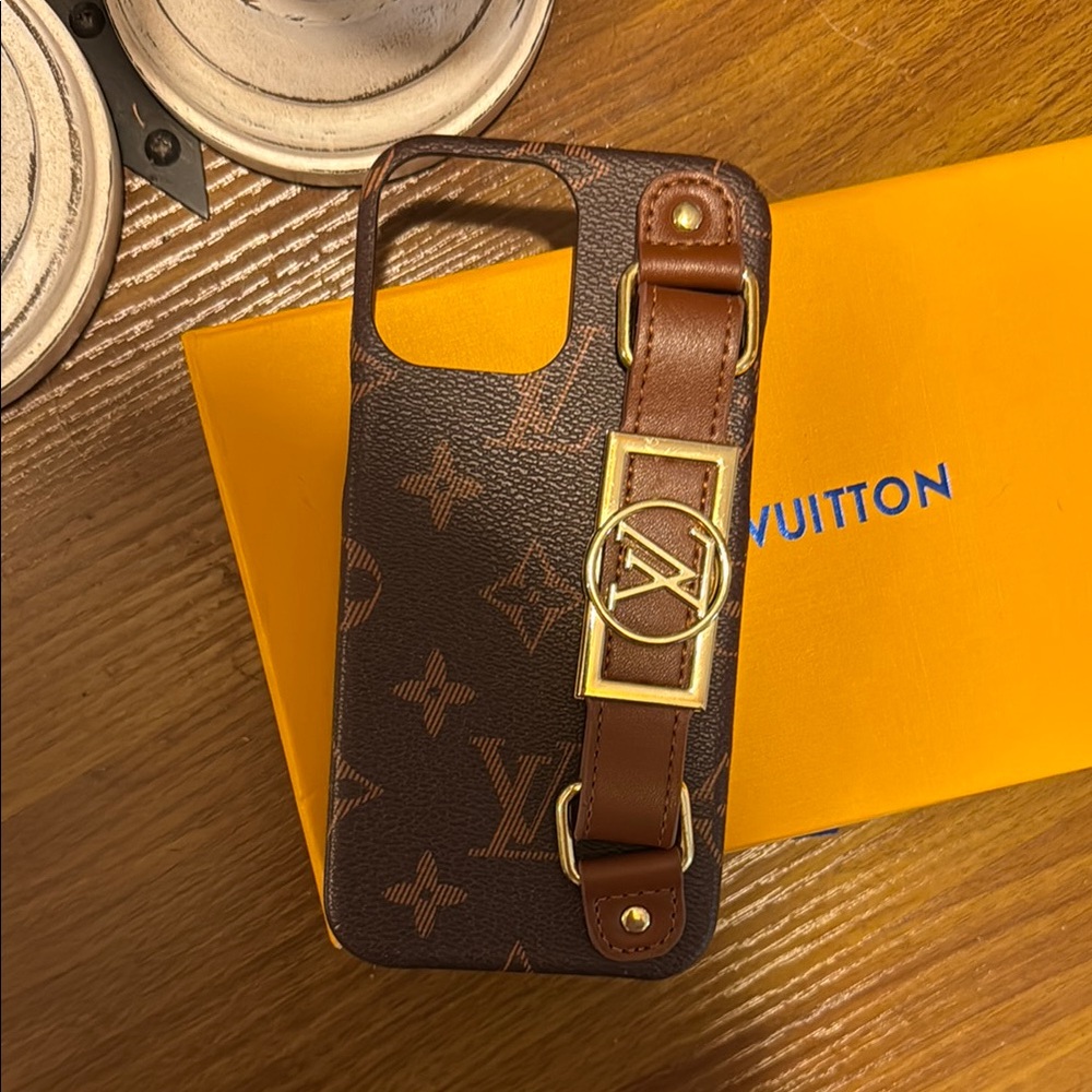 Louis Vuitton phone case for iPhone 13 Pro Max.. the box isn’t for sale